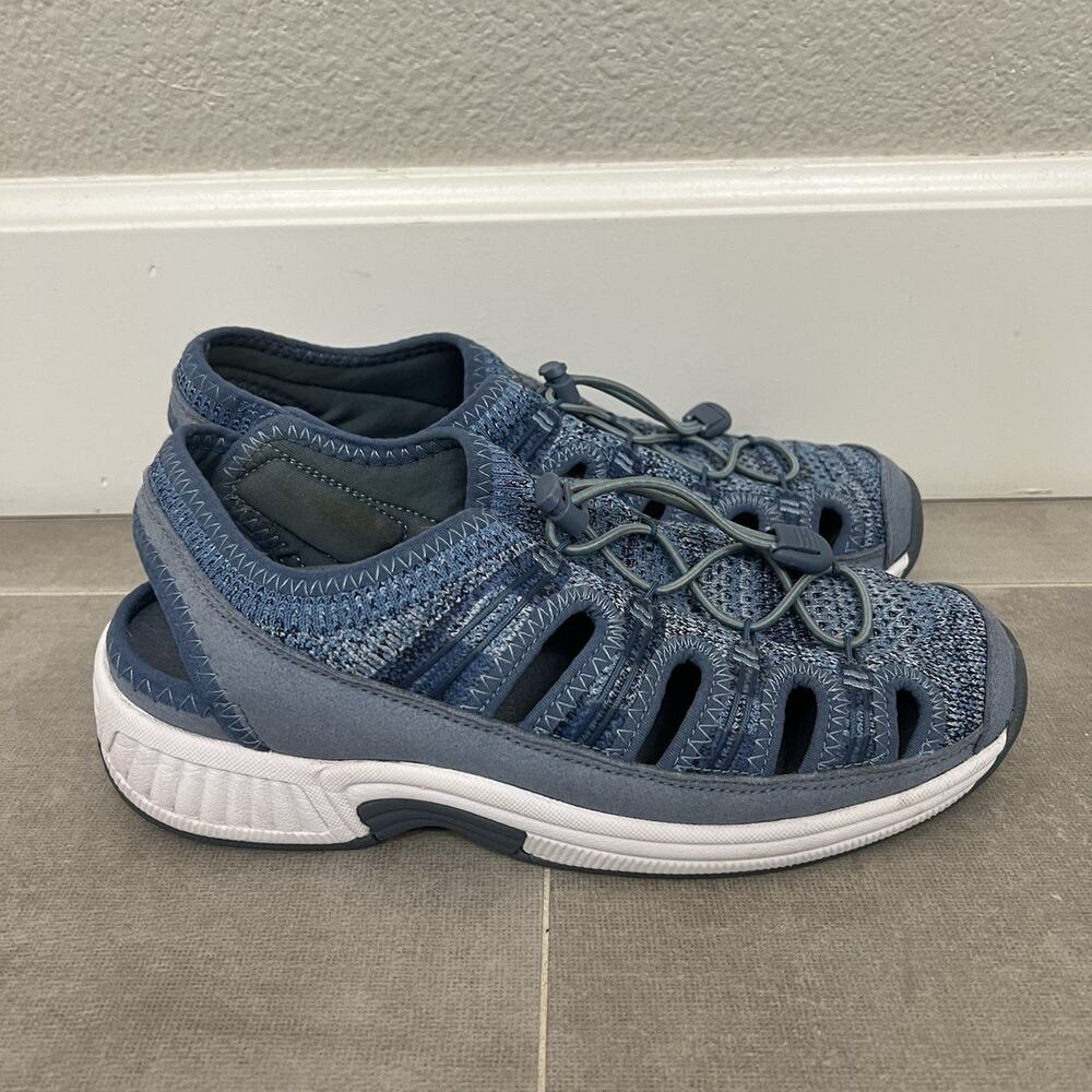 Orthofeet Laguna 806 Womens Size 7D Blue Orthopedic Comfort Sandals Shoes